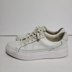 Classic White Leather Sneakers for Women
